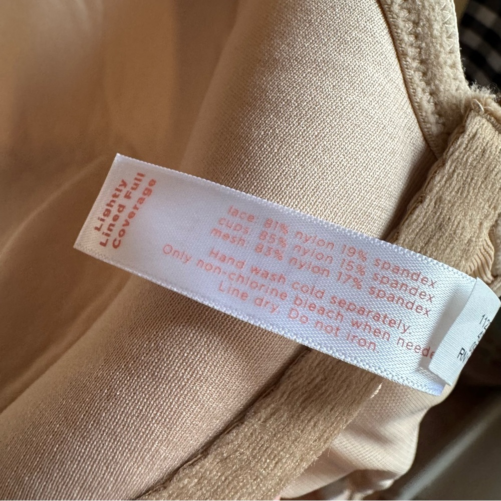 Cacique 38DDD Beige Lightly Lined Bra - Picture 5 of 5